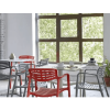 Toledo Air Stackable Polypropylene Poolside Patio Dining Chair - Lifestyle3