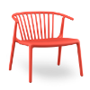 	Woody Lounge Stackable Polypropylene Patio Armchair - Red