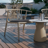 	Woody Lounge Polypropylene Patio Armchair with Padded Seat - Lifestyle2