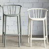 Woody Medium Stackable Polypropylene Balcony Height Chair - Lifestyle