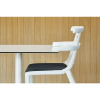 Tokyo Polypropylene Patio Dining Chair with Padded Seat - Lifestyle3