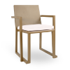 	Barcino Dining Armchair with Cushion Seat - Sand