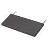Polywood 48 Inch Bench Cushion - Ash Charcoal