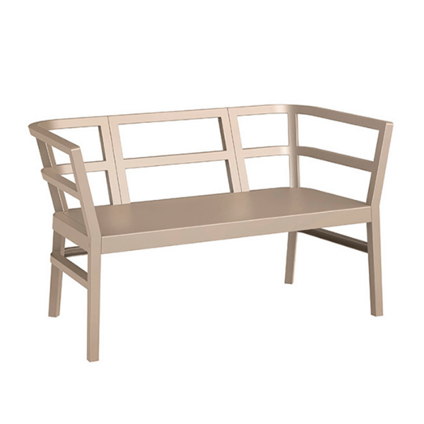 Click-Clack Polypropylene Sofa without Cushion Option - Sand