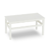 Click-Clack 17.7” x 35.4” Polypropylene Coffee Table - White