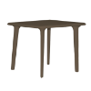 Dessa 35.4” Square Polypropylene Patio Table - Chocolate