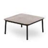 Hub 31.5” Baja Square Coffee Table with HPL Top - Concrete