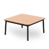 Hub 31.5” Baja Square Coffee Table with HPL Top - Natural Oak