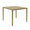 Barcino Square Patio Dining Table with Anodised Aluminum Frame, 31.5” or 35.4” - Sand
