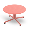 	Bini 27.6” Polypropylene Round Lounge Side Table - Terracotta