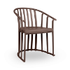 Raff Polypropylene Armchair without Seat Cushion Option - Chocolate