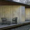 Raff Polypropylene Armchair with Seat Cushion Option - Lifestyle
