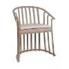 Raff Polypropylene Armchair with Seat Cushion Option - Sand