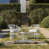 Raff Conversational Set with 2 Cushion Armchairs and 1 Side Table - Lifestyle