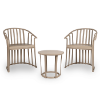 	Raff Conversational Set with 2 Armchairs and 1 Side Table - Sand