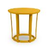 Raff Round Polypropylene Side Table - Tuscan