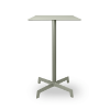 Sputnik 23.6” High Square Bar Height Table with HPL Top and Polyamide X Base - Green Grey