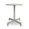 Sputnik 27.6” Round Dining Table with HPL Top and Polyamide X Base - Green Grey