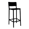 	Lisboa Polypropylene Armless Barchair - Black