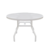 Waterfront Acrylic Round Poolside Patio Dining Table, 42" Diameters