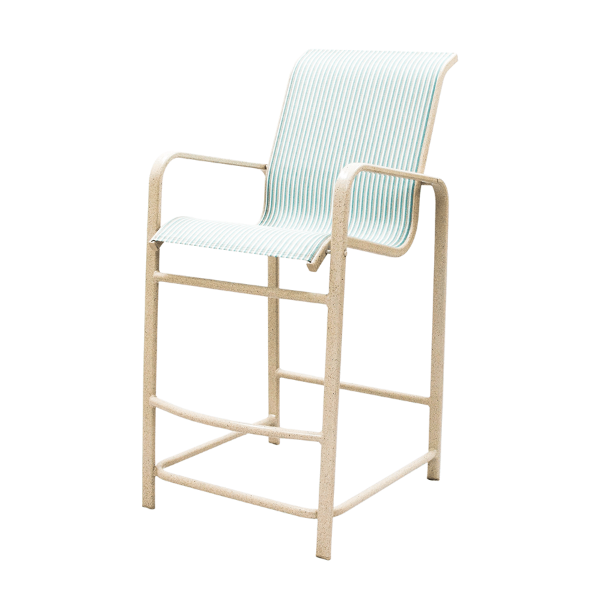 Resort Sling Poolside Bar Height Chair