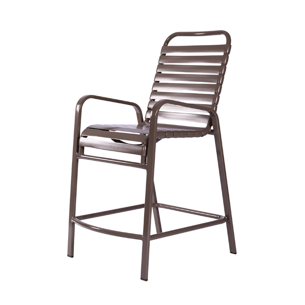 Resort Vinyl Strap Patio Balcony Chair