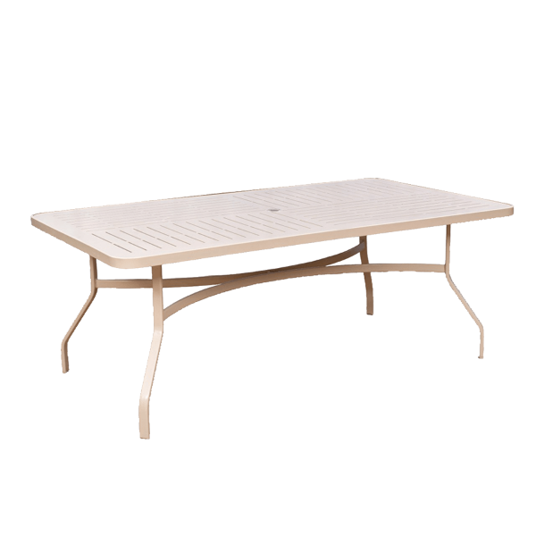 Resort 42” x 72” Rectangle Punch Top Patio Dining Table