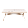 Resort 42” x 72” Rectangle Punch Top Patio Dining Table - Side