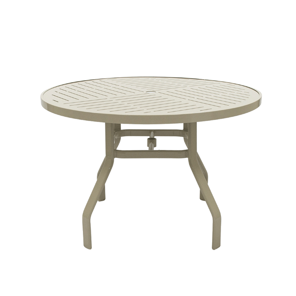 Waterfront Punch Top Round Patio Dining Table, 42” Diameter