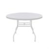Coast Round Acrylic Patio Dining Table, 42" Diameter