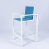 	Dockside Sling Patio Barstool - Blue