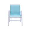 Resort Sling Poolside Dining Chair - Front