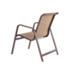 Resort Sling Poolside Dining Chair - Backside Brown