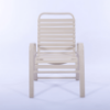 	Waterfront Vinyl Strap Patio Dining Chair - Front