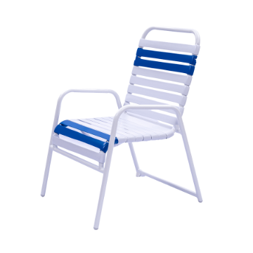 Commercial Vinyl Strap Chairs Hotel Pool Furniture - Pool Furniture Supply