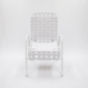 Coast Basketweave Vinyl Strap Patio Dining Chair  - Front