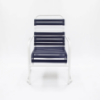 Coast Vinyl Strap Sled Base Patio Dining Chair - Front