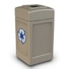 Picture of 42-Gallon Plastic Recycling Container Polytec Series - 18 lbs.