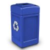 Picture of 42-Gallon Plastic Recycling Container Polytec Series - 18 lbs.