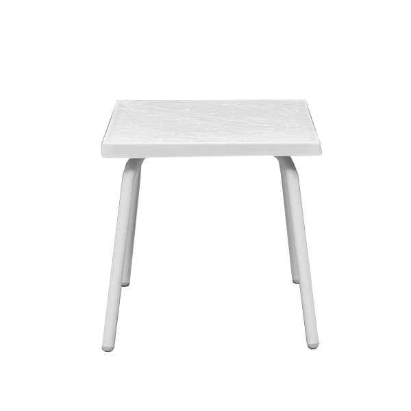 Coast Straight 18” Square Fiberglass Side Table