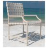 Brazil Crossweave Vinyl Strap Dining Chair