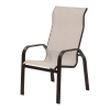 Picture of Maya Sling Supreme Dining Chair with Aluminum Frame - 14 lbs.