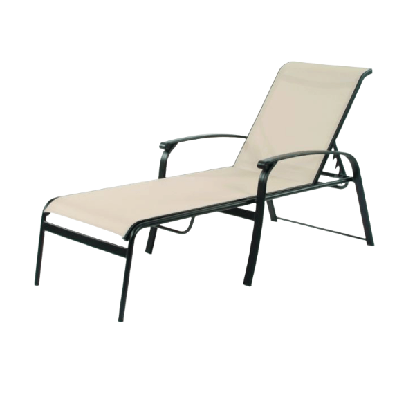 Picture of Rosetta Sling Chaise Lounge with Aluminum Frame - 24 lbs.