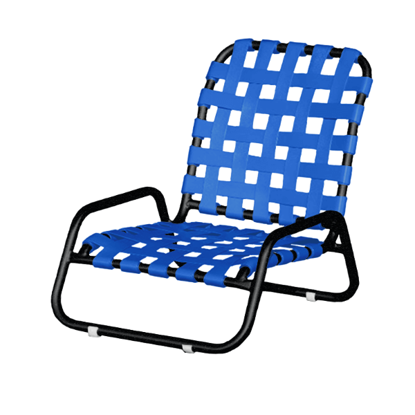 Picture of Sanibel Basketweave Vinyl Strap Sand Chair - 11 lbs.