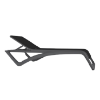 Dark Grey / Grey Black  - Sky Club Stackable Polypropylene Sling Chaise Lounge - FAST SHIPPING
