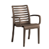 Astoria Stacking Armchair with Technopolymer Frame - Bronze