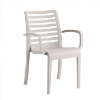 Astoria Stacking Armchair with Technopolymer Frame - Linen