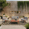 Aurora Deep Seating Set with Aluminum Frame - Lifestyle