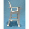 30” Seat Height Recycled Plastic Pool Lifeguard Chair - Side
