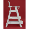 40” Seat Height Recycled Plastic Pool Lifeguard Chair with Steps - Side